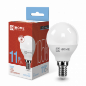 016.5252 Лампа светодиодная LED-шар-VC 11Вт 230В Е14 6500к1050лм IN HOME