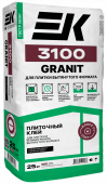 Клей  универсальный клей для плитки и керамогранита ЕК 3100 GRANIT (25 кг) упак 60 шт