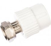 Муфта с накид. гайкой 20х3/4 PRO AQUA БЕЛЫЙ PA29010