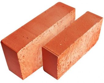 Кирпич одинарный полнотелый красный М 150/312шт/, 250*120*65