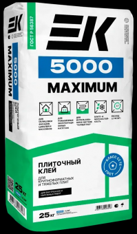 Клей для сложных оснований EK 5000 MAXIMUM (25 кг) упак 60 шт