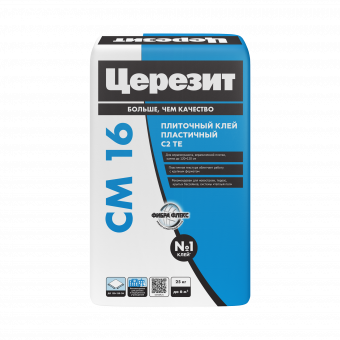 Клей для керамической плитки CERESIT СМ 16 (5 кг) упак 4 шт