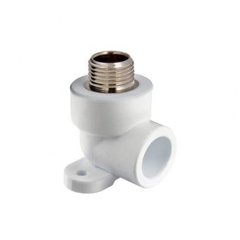 Угольник с креплением PPR 25х1/2" Н  (60/20шт)