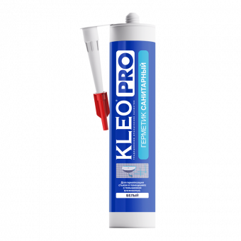 Герметик KLEO PRO санитарный бел 280мл