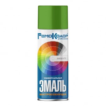 Эмаль универсальная акриловая, ЗЕЛЕНАЯ, 520мл
