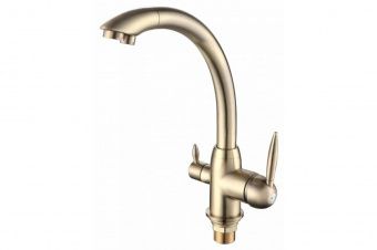 F4399-4 FRAP(смес. д/кхухни с вых.д/фильтра бронза35к)